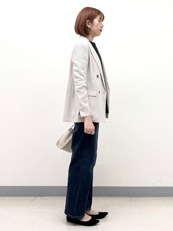 まいこさんの「INDIVI｜【洗える／多機能／SETUP可】着る日傘ダブルジャケット」を使ったコーディネート