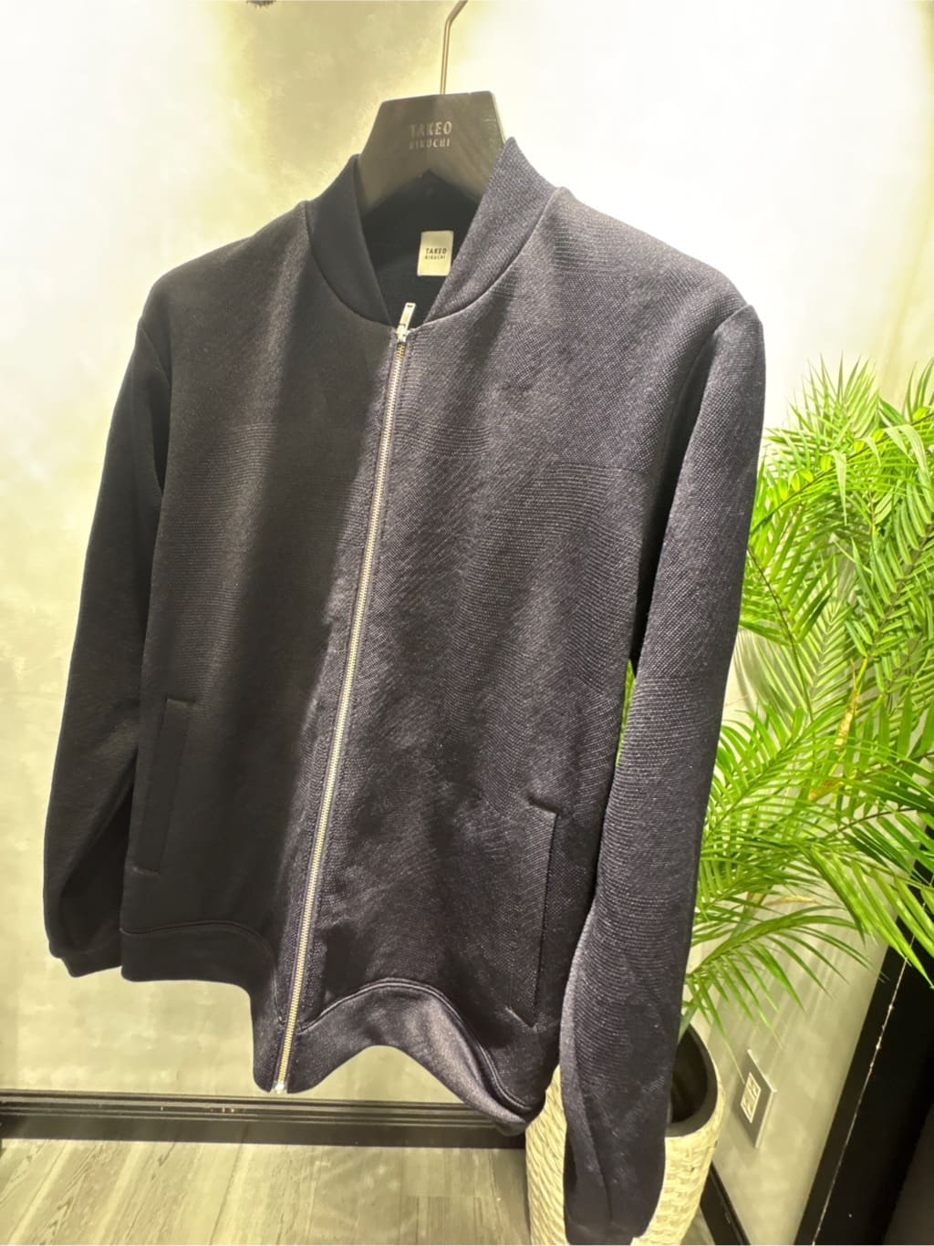 s___sさんの「TAKEO KIKUCHI｜スライドパズル ジャカード ブルゾン」を使ったコーディネート