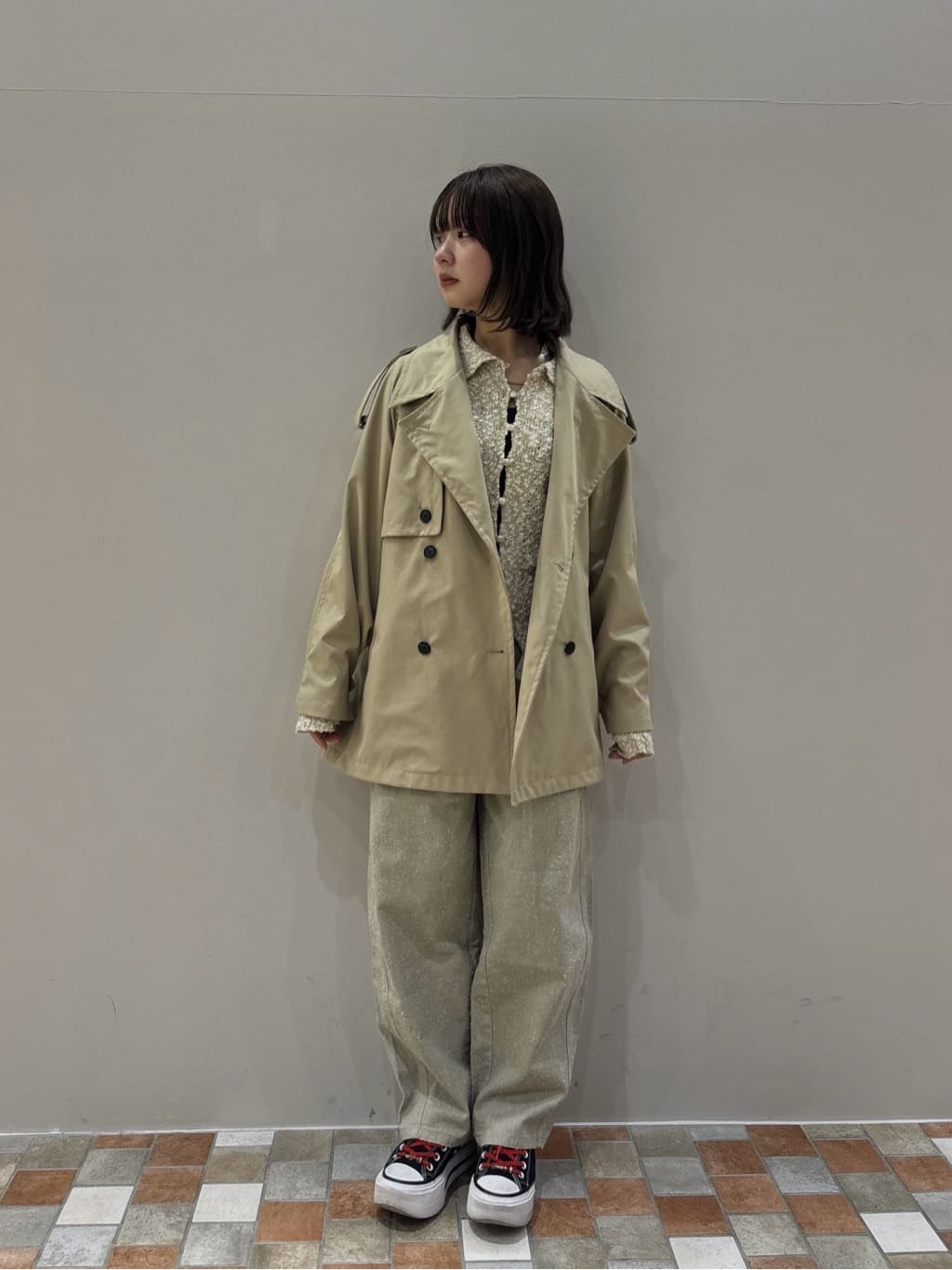 みゆさんの「INDIVI｜ブークレポロニット」を使ったコーディネート