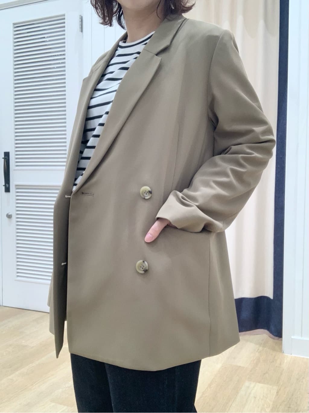 IMARIさんの「Dessin｜【入卒/セレモニー/お仕事/セットアップ可能】ダブルジャケット」を使ったコーディネート