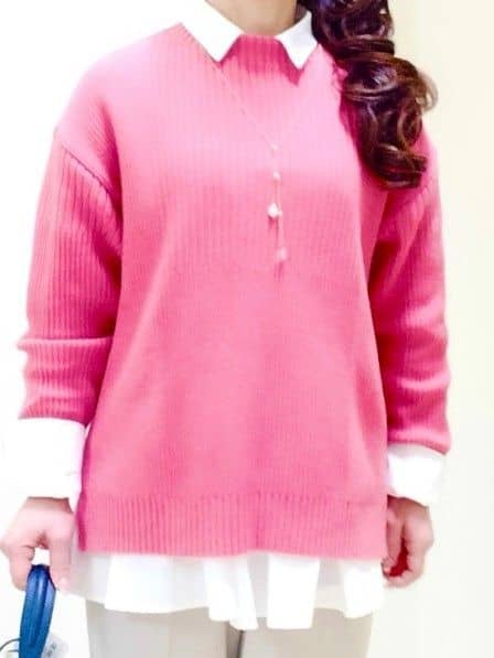 花さんの「Reflect｜【レイヤードにおすすめ◎】ペプラムデザインシャツ」を使ったコーディネート
