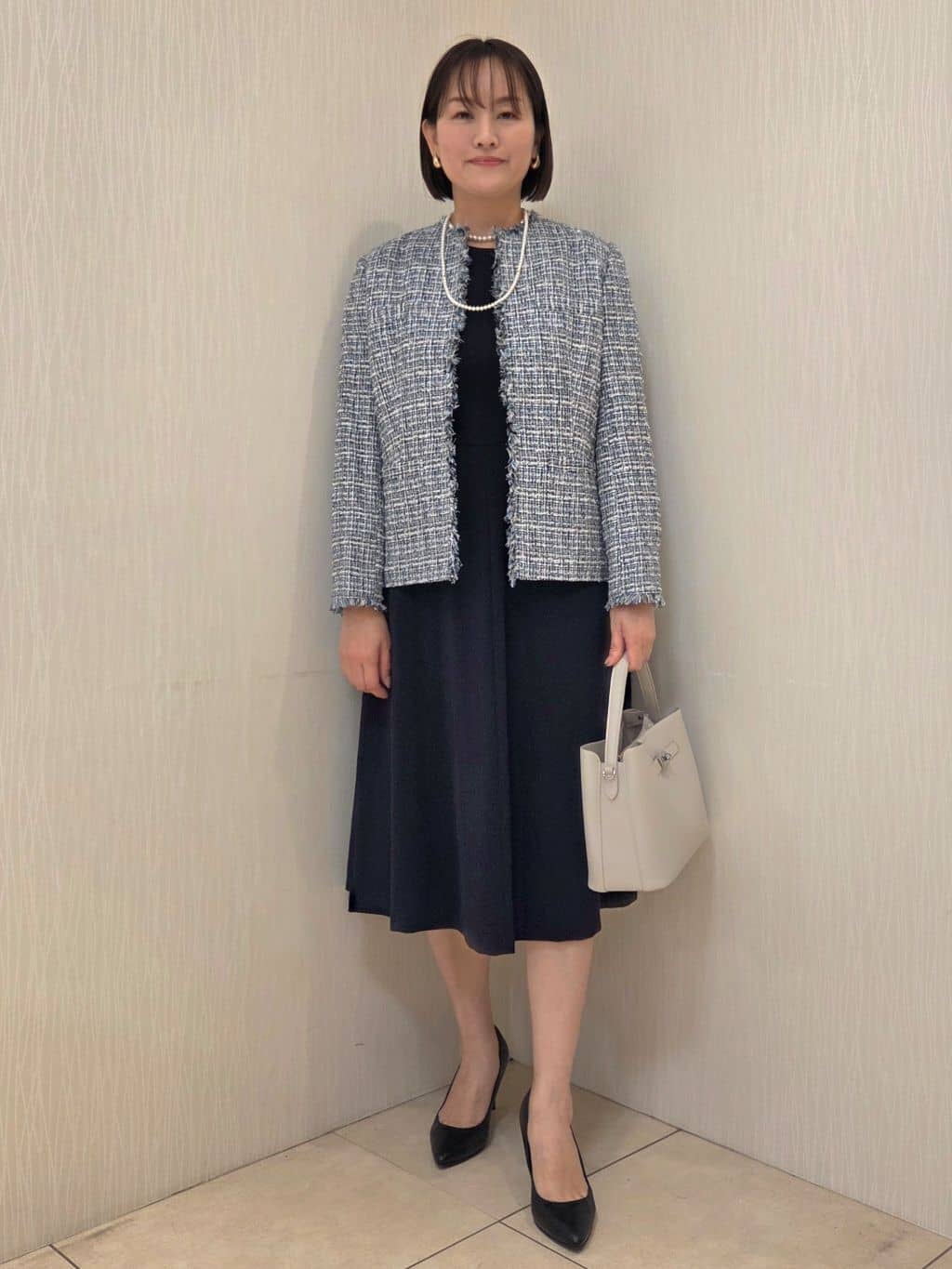 naokoさんの「UNTITLED｜【洗える/仕事着スーツ】ノーカラージャケット」を使ったコーディネート