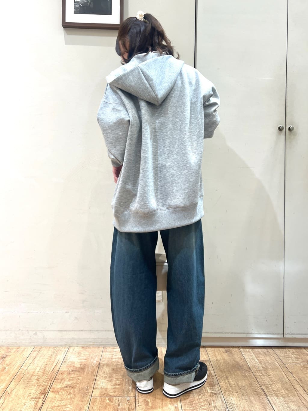 AIRIさんの「SHOO･LA･RUE｜【洗濯機可/S-LL】ほどよいゆとりの もちっとやわらかリブニット」を使ったコーディネート