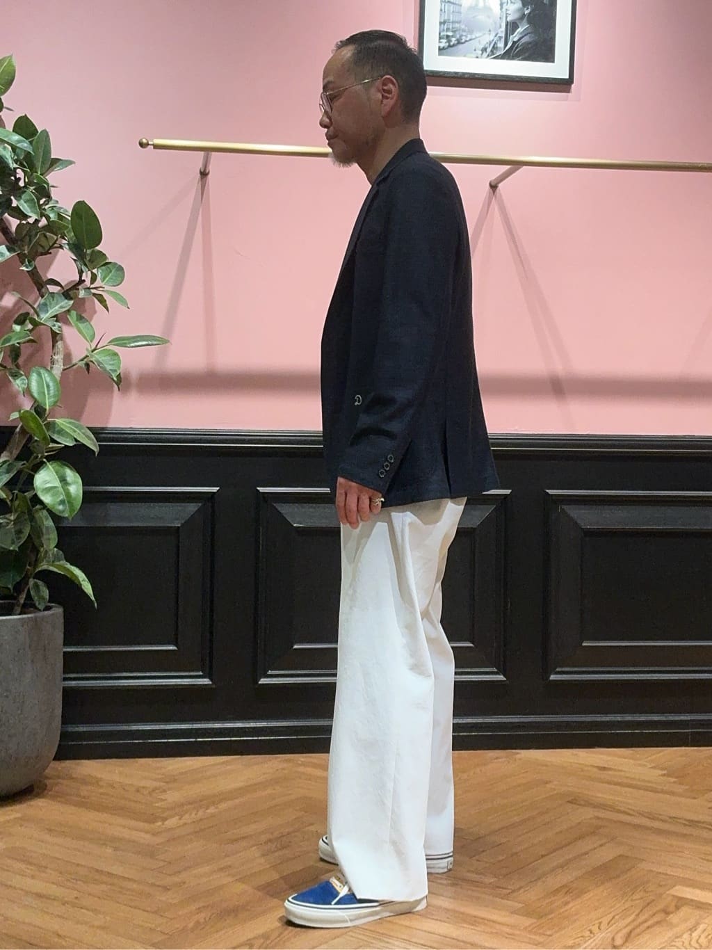 torigoeさんの「DRESSTERIOR｜【ウォッシャブル】コットンシルク マルチボーダーニット」を使ったコーディネート