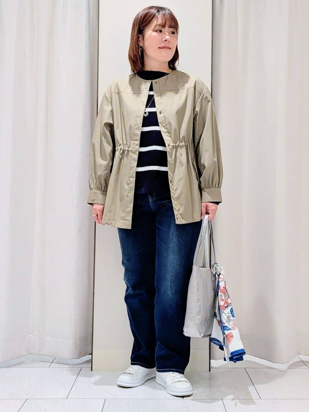 Onumaさんの「UNTITLED｜◆【ゆったり/洗える】クロップドニットプルオーバー」を使ったコーディネート