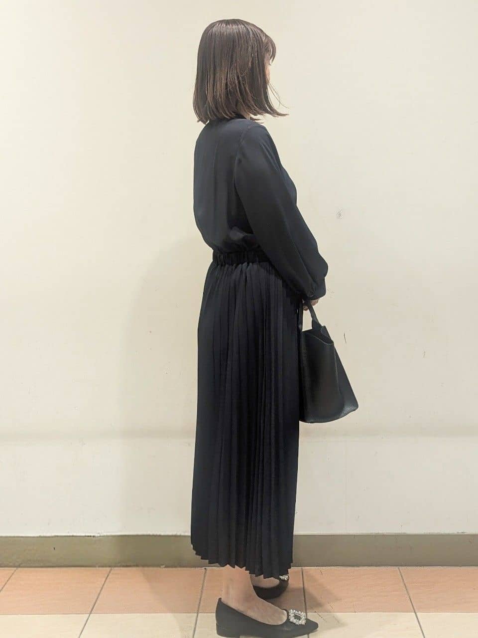Miさんの「OPAQUE.CLIP｜フォルムスリーブミドルコート【洗濯機OK】」を使ったコーディネート