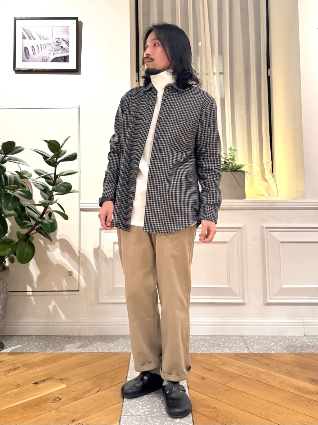 kawarataniさんの「DRESSTERIOR｜ミニチェックシャツ」を使ったコーディネート