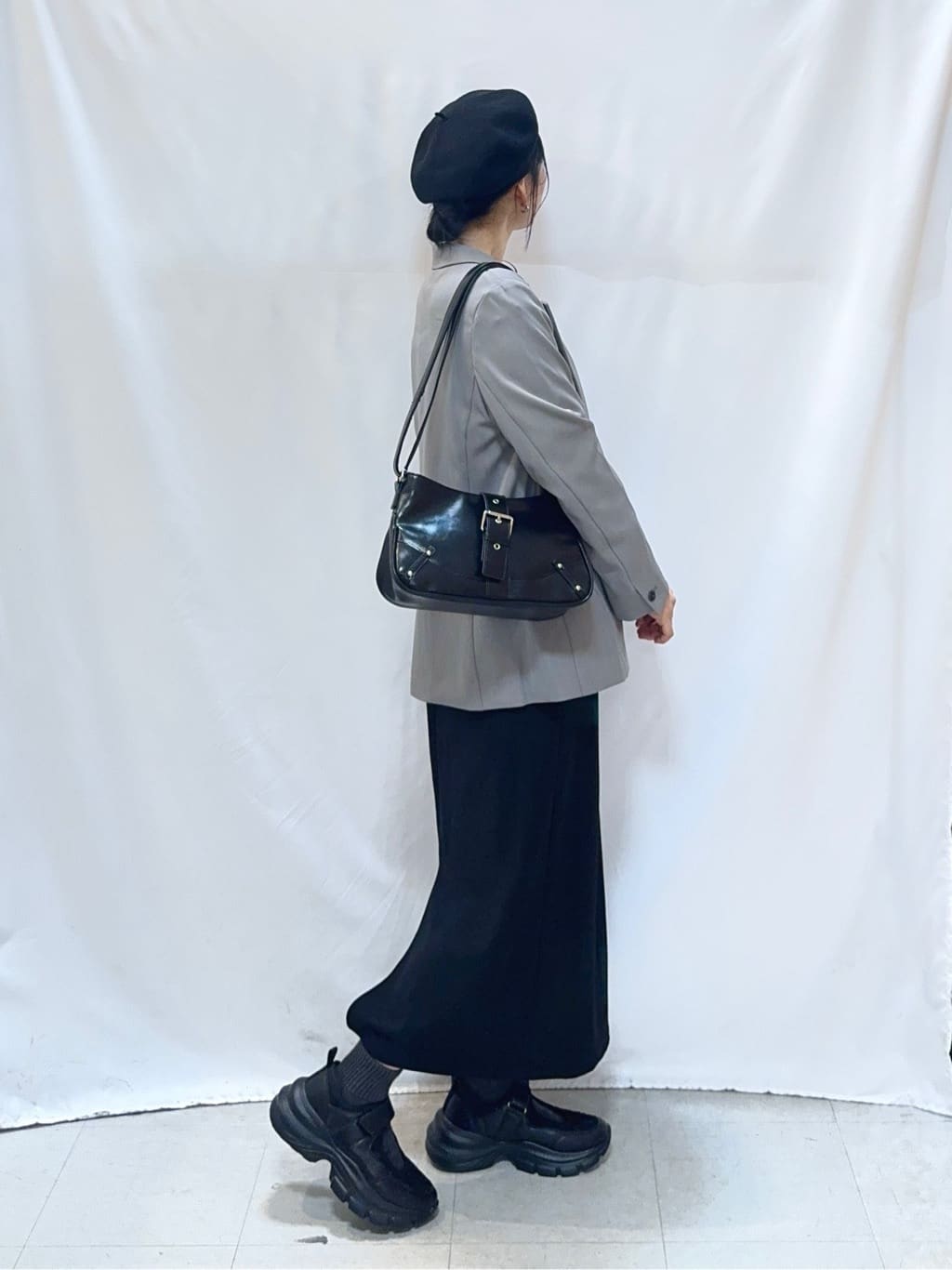 𝐇𝐢𝐫𝐨𝐦𝐢さんの「SHOO･LA･RUE｜【洗濯機可/イージーケア/UV】オンオフ使える　ゆったりダブルジャケット」を使ったコーディネート