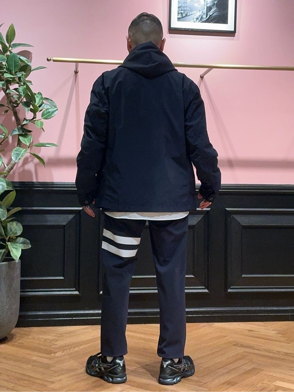 torigoeさんの「DRESSTERIOR｜【接触冷感／セットアップ可】ドライタッチ ハイカウントジップアップパーカ」を使ったコーディネート