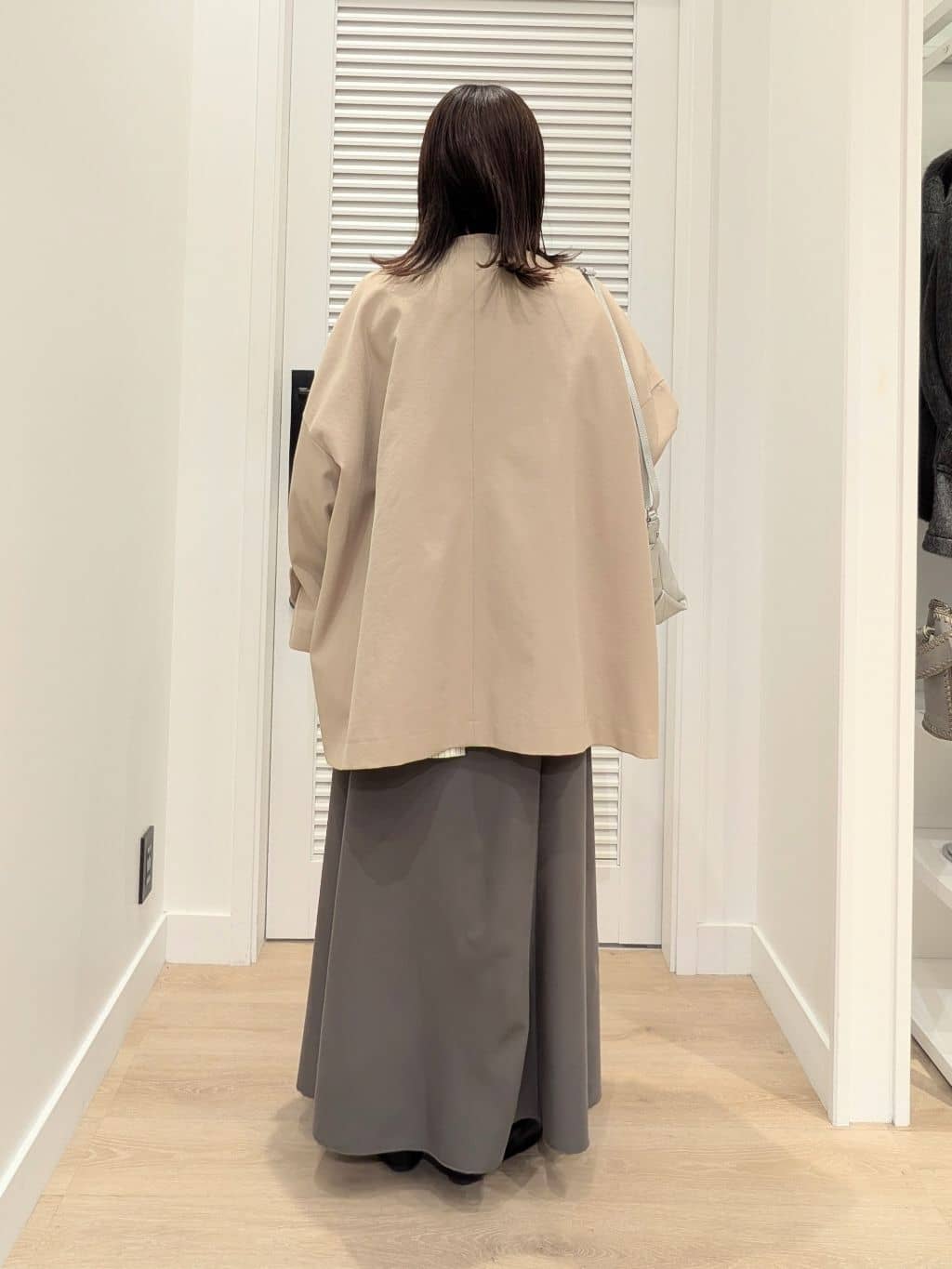 enさんの「Dessin｜レザー調スクエアトゥ  フラットパンプス」を使ったコーディネート