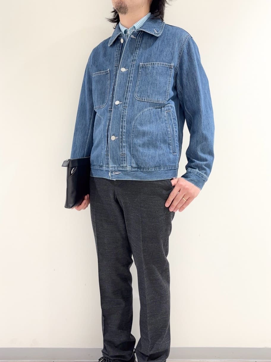 及川さんの「TAKEO KIKUCHI｜【BOWLER HAT LABEL】エクスプローラー Gジャン」を使ったコーディネート
