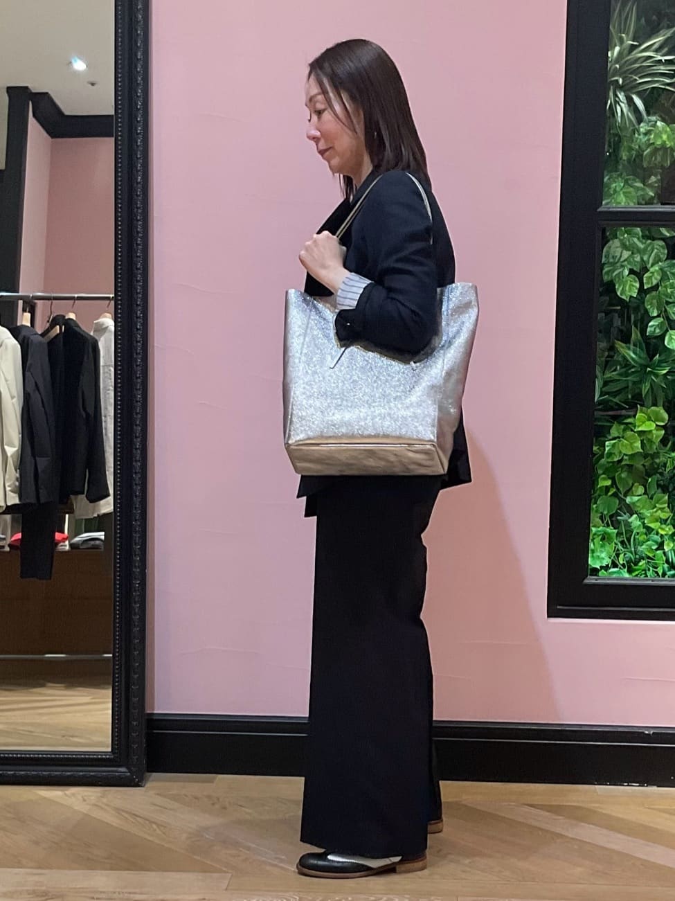 Hiwatashiさんの「DRESSTERIOR｜【セットアップ可】リネンブレンドダブルブレストジャケット」を使ったコーディネート