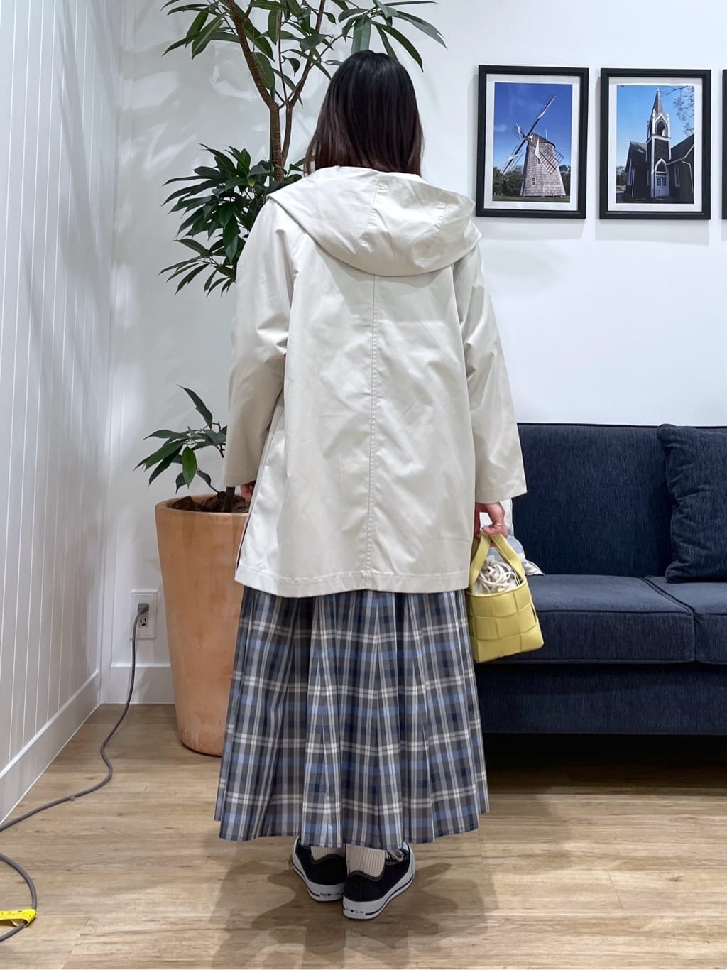 canaさんの「Dessin｜【洗える】後ろボタンニットプルオーバー七分袖」を使ったコーディネート