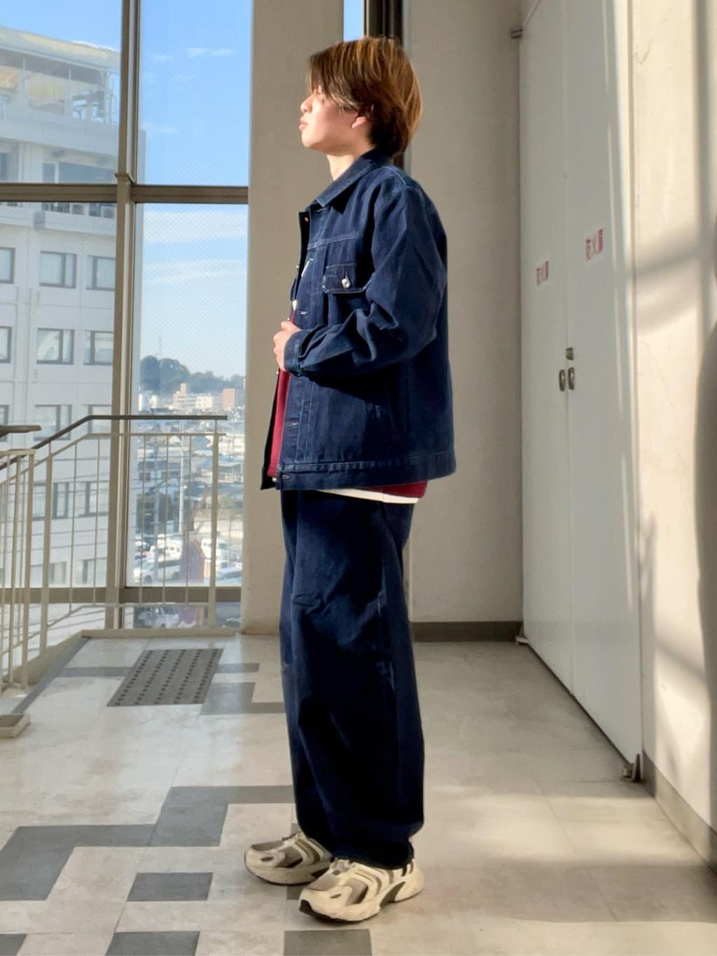 そうごさんの「THE SHOP TK｜【大人にも取り入れやすい】デニムジャケット セットアップ可/洗濯機OK」を使ったコーディネート
