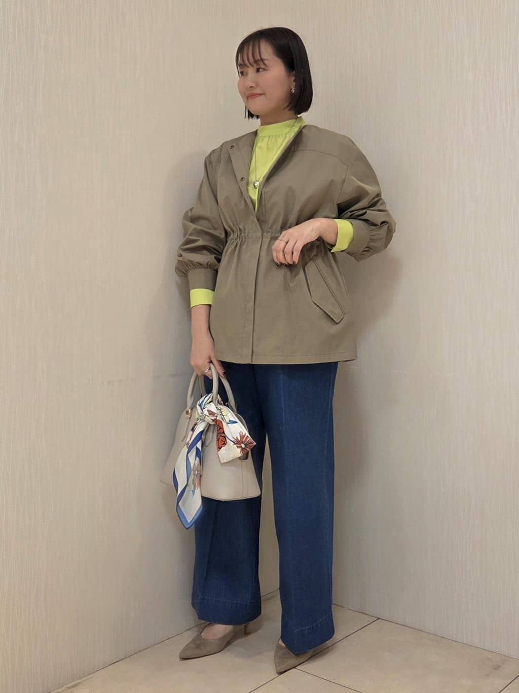 naokoさんの「UNTITLED｜◆【はっ水】ライトコットンミリタリーコート」を使ったコーディネート