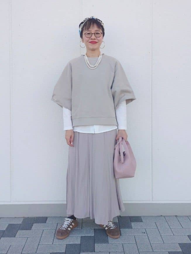 MUTSUKOさんの「UNTITLED｜【Liyoca】ベーシック天竺スリットプルオーバー」を使ったコーディネート