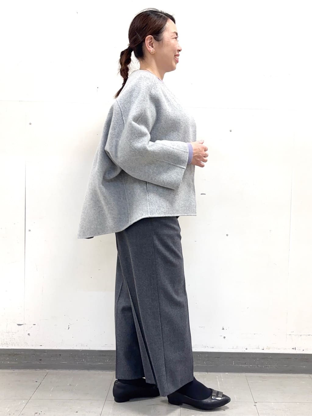 keiさんの「Reflect｜【ほんのりラメ感◎】ケーブル柄ニット」を使ったコーディネート