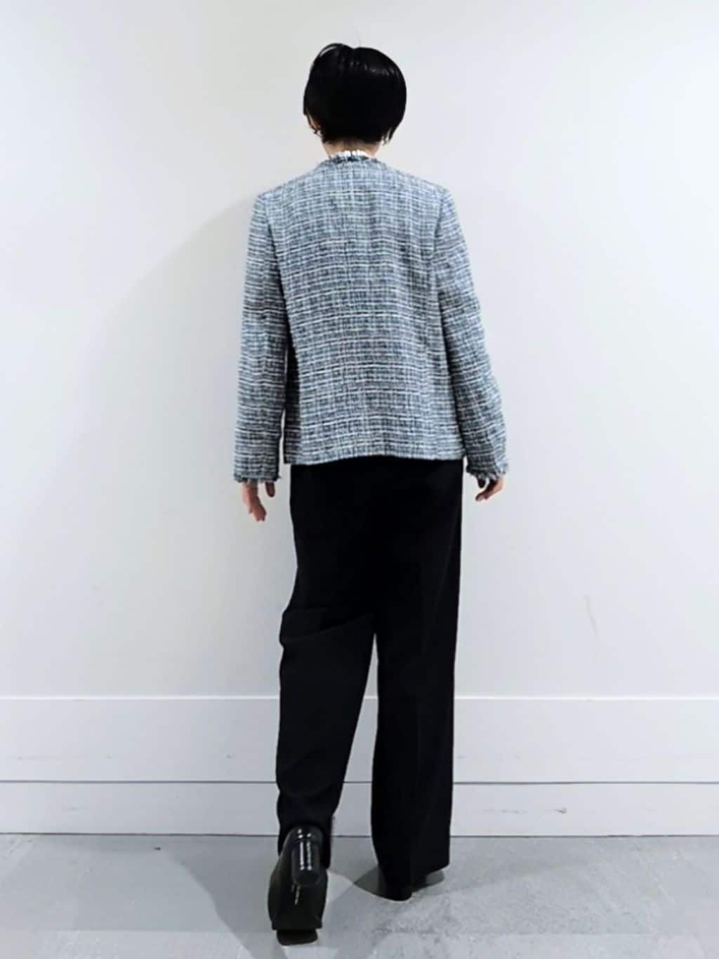 ミズタさんの「UNTITLED｜【仕事着/スーツ】ファンシーツイード ジャケット」を使ったコーディネート