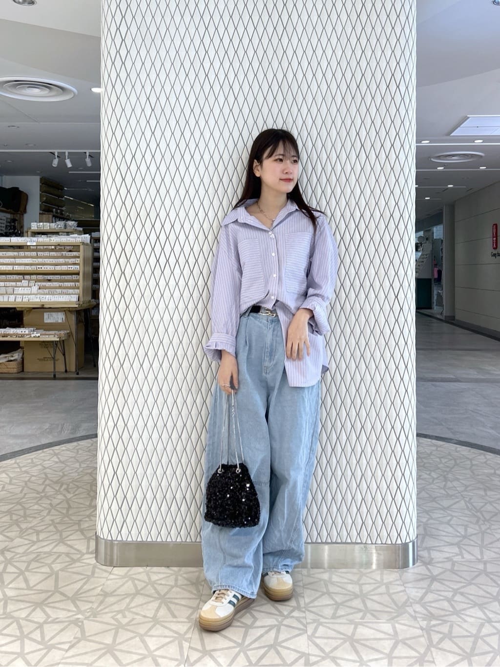 Renoさんの「INDIVI｜Timeless｜ビッグポケットフォルムシャツ【接触冷感】」を使ったコーディネート