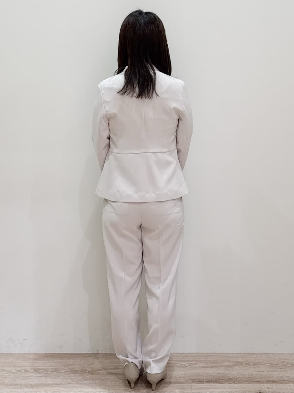 しまじろさんの「OPAQUE.CLIP｜ストレッチノーカラージャケット／セットアップ対応【洗濯機OK／防シワ／イージーアイロン】」を使ったコーディネート