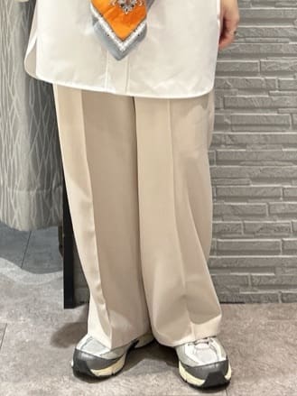 ga_riさんの「THE SHOP TK｜ゆったりシルエットで体型カバー ロングシャツ」を使ったコーディネート