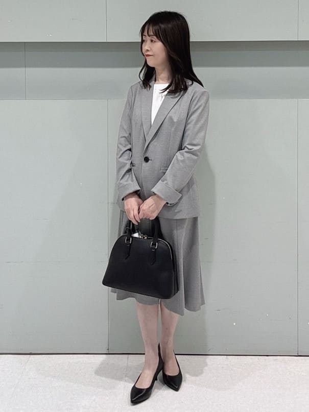 makiさんの「UNTITLED｜【UV/接触冷感/スーツ】ジャージテーラードジャケット」を使ったコーディネート