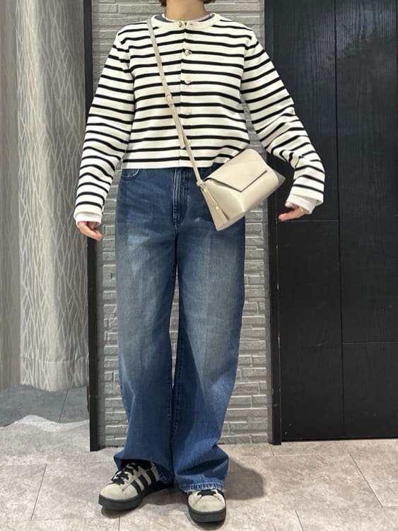 ga_riさんの「THE SHOP TK｜AIBO DENIM ワイド」を使ったコーディネート