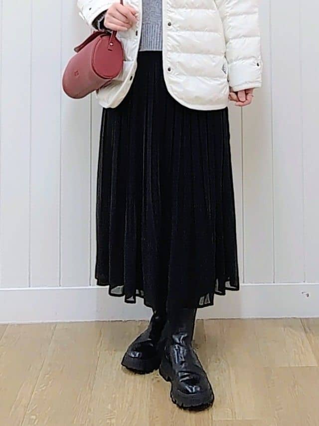 itoさんの「Dessin｜【撥水・2WAY】ミュラーダウンコートミドル丈」を使ったコーディネート