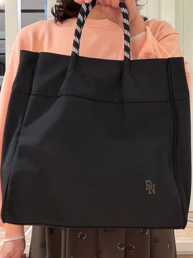 Fujitaさんの「Dessin｜【洗える】バイカラーデザインニット」を使ったコーディネート