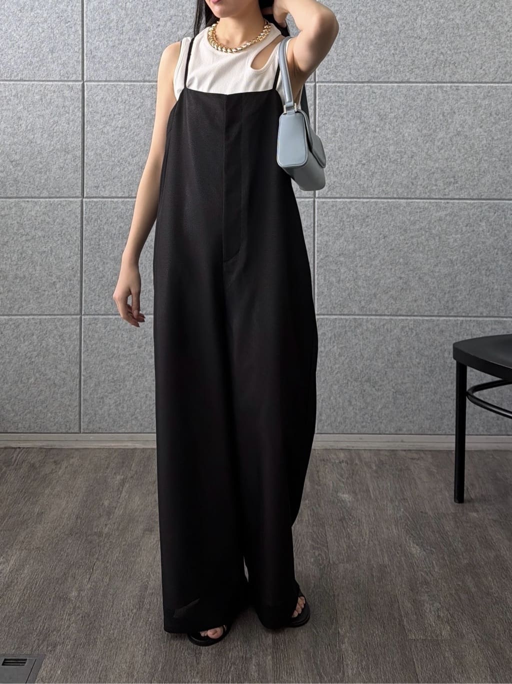rinaさんの「INDIVI｜Comfy SET UP｜ダブルブレストイージージャケット【セットアップ対応／通勤／カセット服／接触」を使ったコーディネート