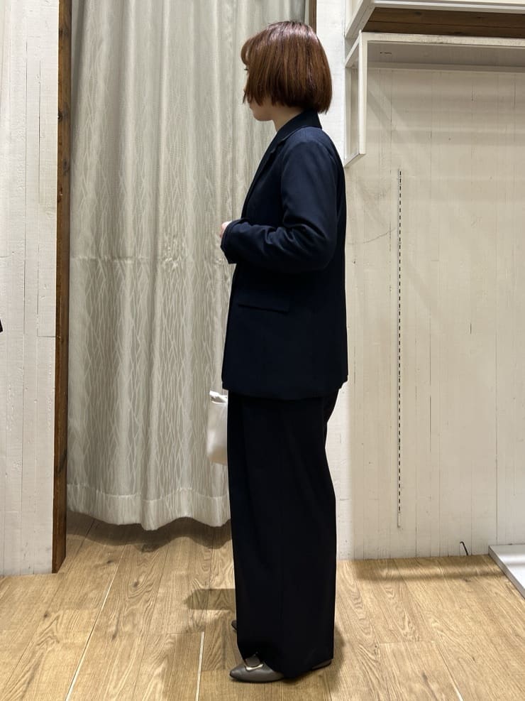ga_riさんの「THE SHOP TK｜【通勤にもデイリーにも】CAVIAN 金ボタンダブルブレストジャケット」を使ったコーディネート
