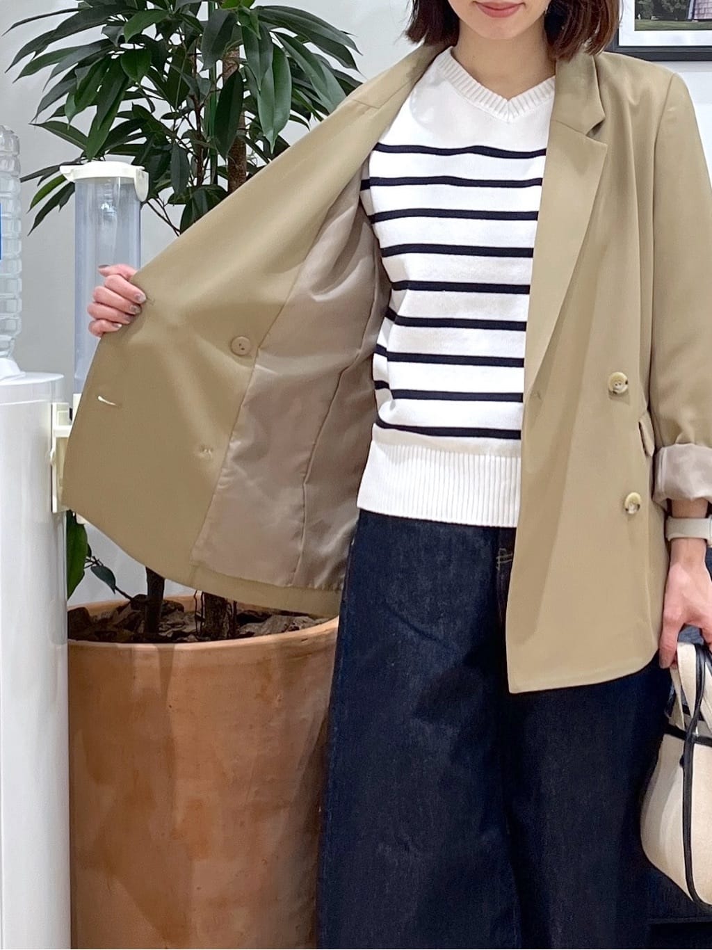 canaさんの「Dessin｜【入卒/セレモニー/お仕事/セットアップ可能】ダブルジャケット」を使ったコーディネート