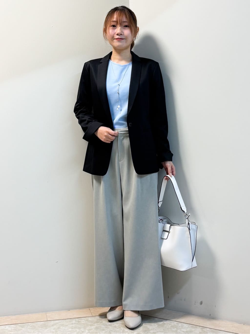 Sawaさんの「Reflect｜レースデザインスリーブニットプルオーバー」を使ったコーディネート