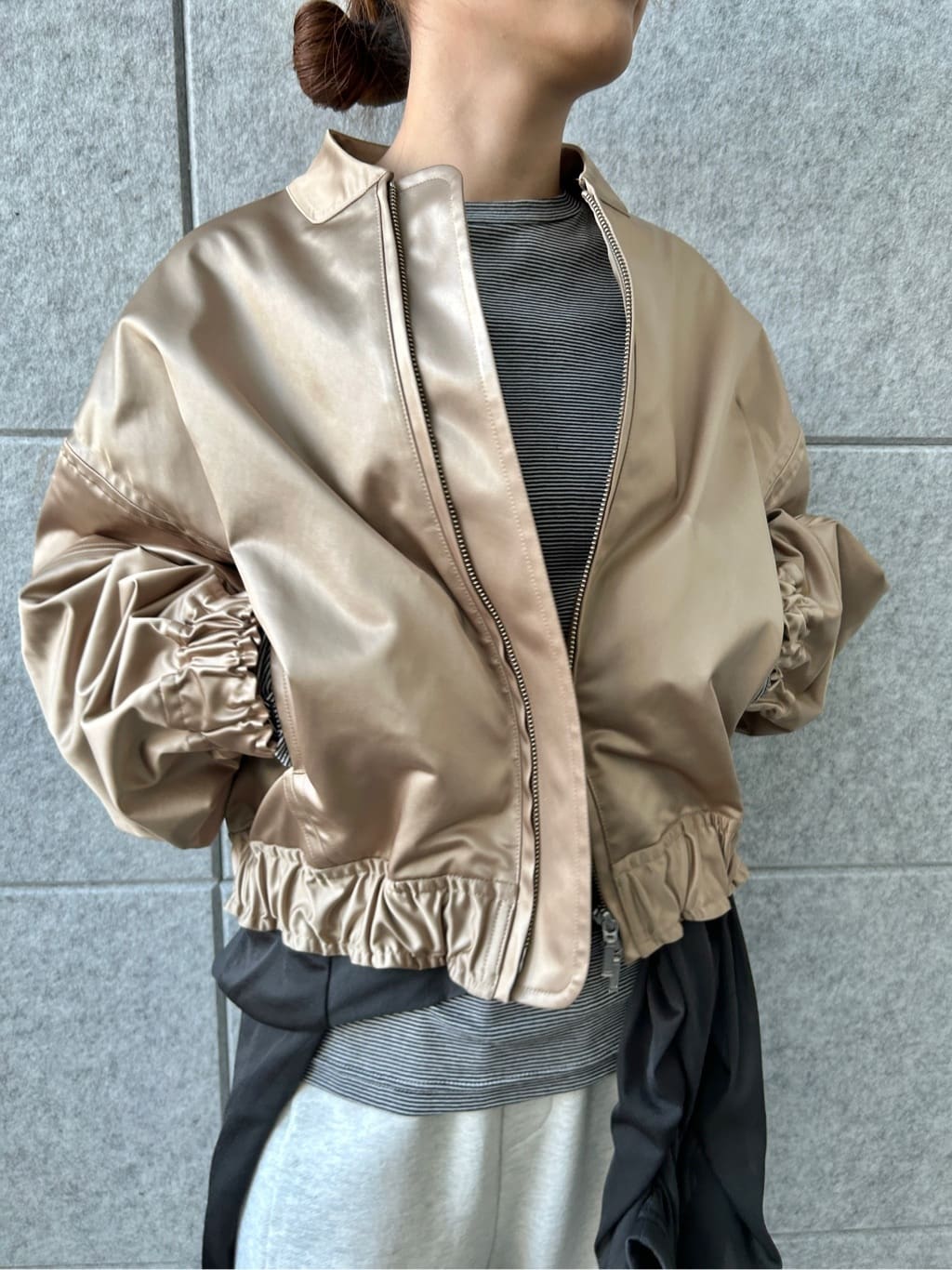 harunaさんの「CODE A｜sheer combi layer tops」を使ったコーディネート