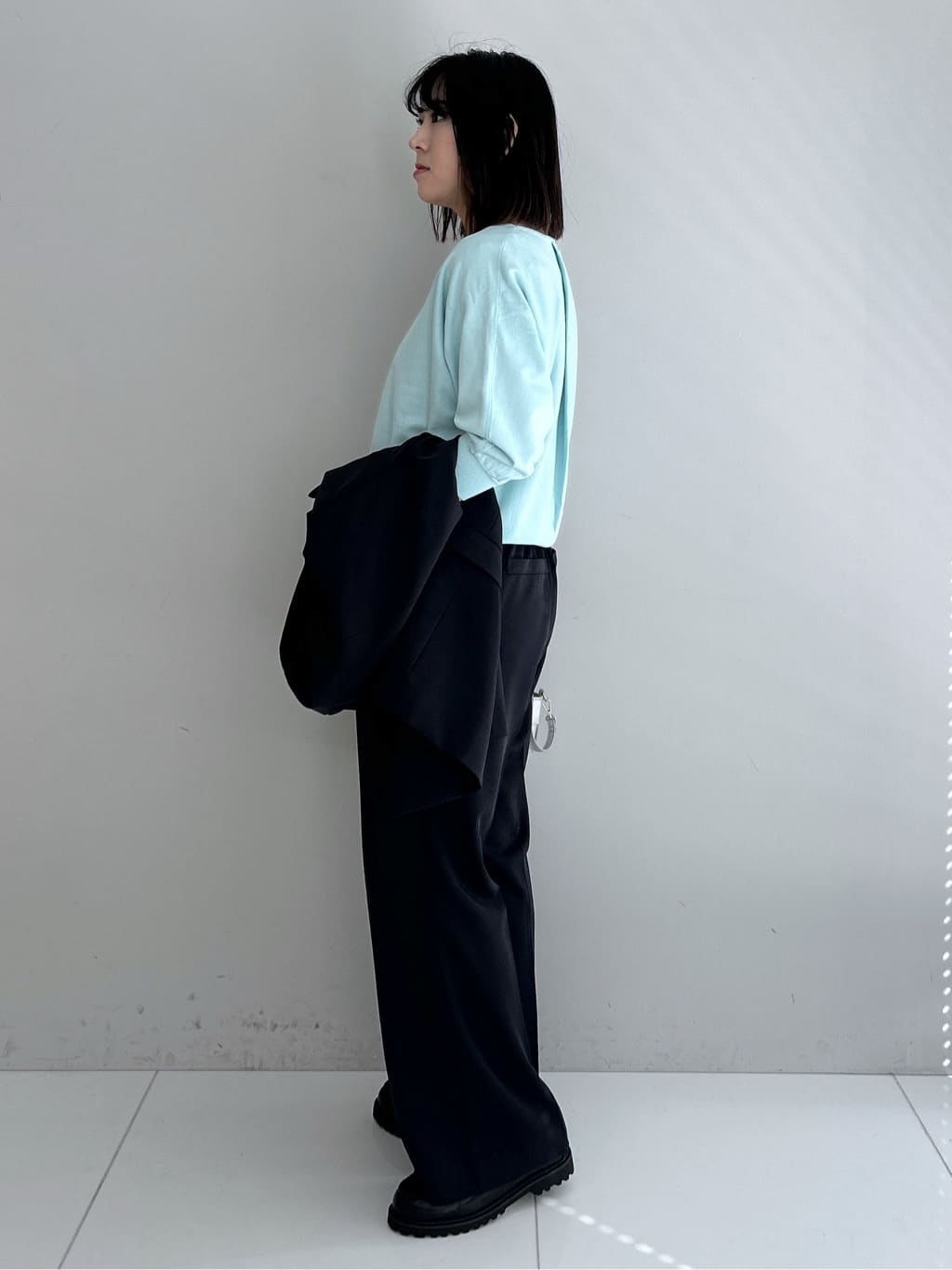 Hirokaさんの「Dessin｜【洗える】後ろボタンニットプルオーバー七分袖」を使ったコーディネート