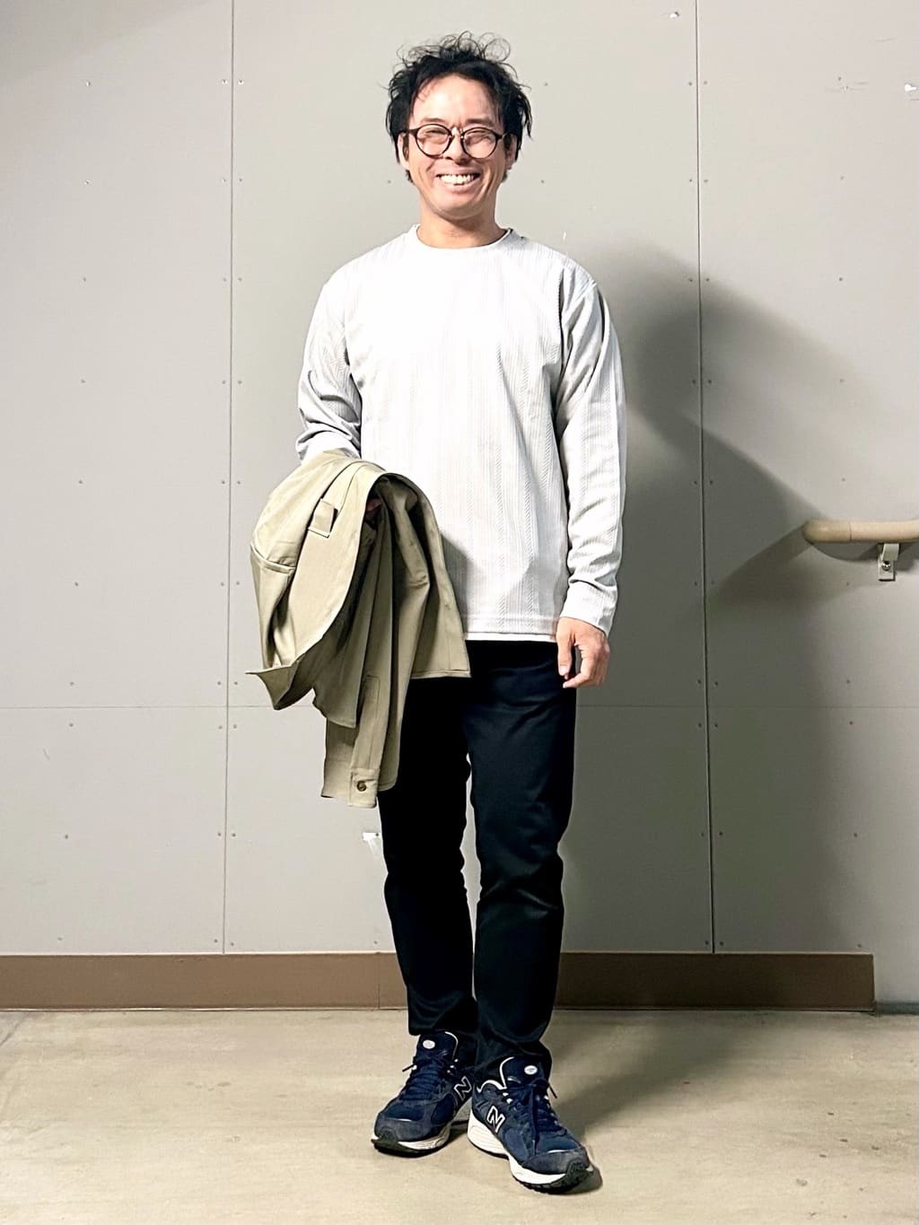 KENJI Iさんの「THE SHOP TK｜FLEX LINE  カバーオール　ストレッチ/防シワ/マシンウォッシャブル/セットアップ可」を使ったコーディネート