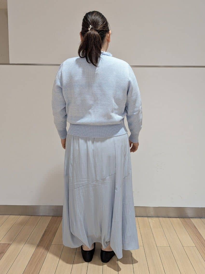 TAKAさんの「UNTITLED｜【洗える/ジャケット風】ツイードニットカーディガン」を使ったコーディネート