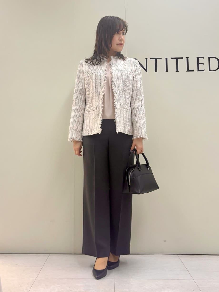 Sakaiさんの「UNTITLED｜【仕事着/スーツ】ファンシーツイード ジャケット」を使ったコーディネート