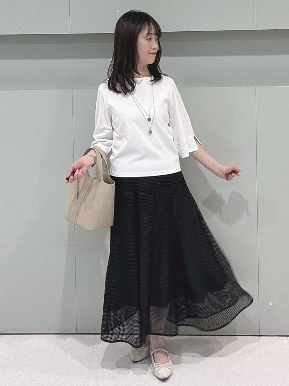 makiさんの「UNTITLED｜◆【セットアップ可/はっ水】シャイニータイプライターブルゾン」を使ったコーディネート