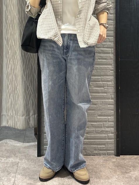 ga_riさんの「THE SHOP TK｜ショート丈シャツブルゾン」を使ったコーディネート