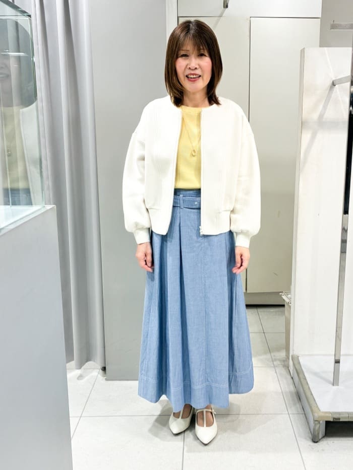 たみちゃんさんの「Reflect｜ダブルジップライトブルゾン」を使ったコーディネート