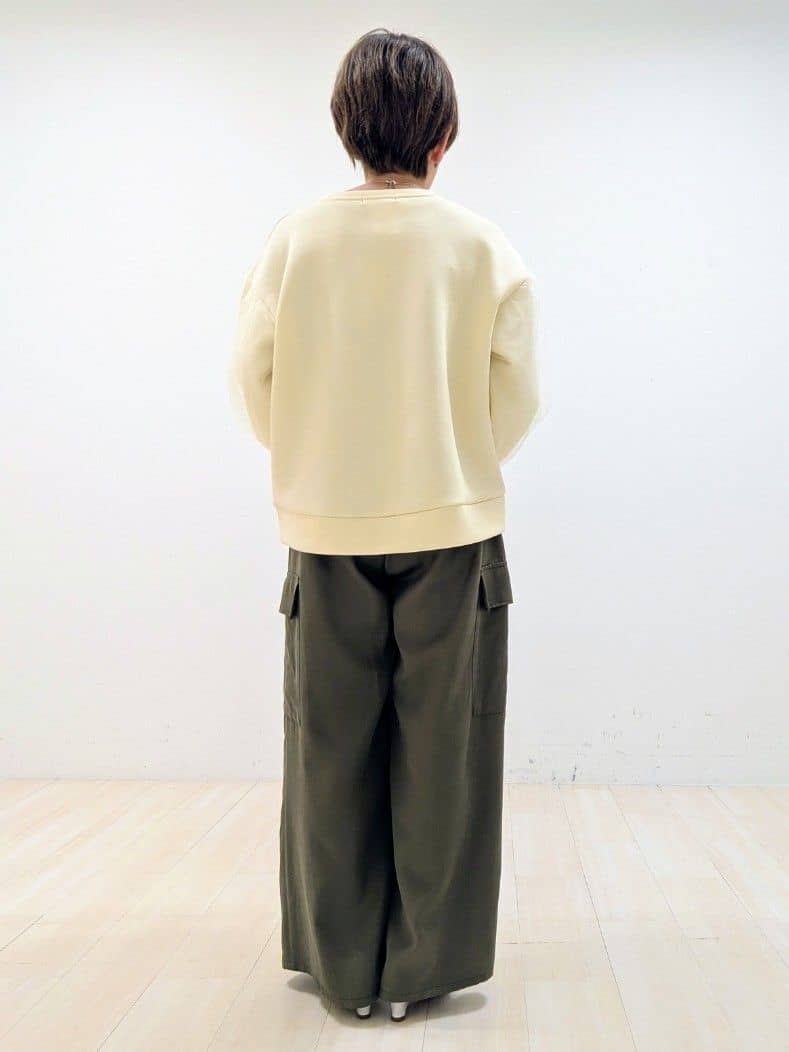 nishiさんの「Reflect｜チュールレイヤードスリーブプルオーバー」を使ったコーディネート