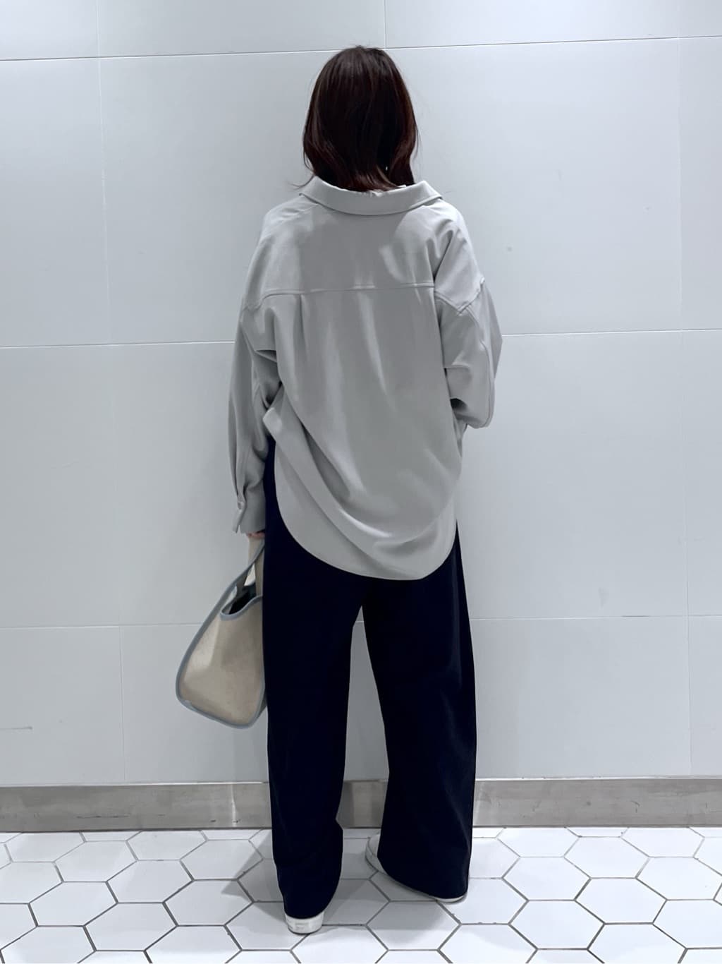 Makinoさんの「Dessin｜【2点セット・洗える】メランジツイルセットアップ」を使ったコーディネート