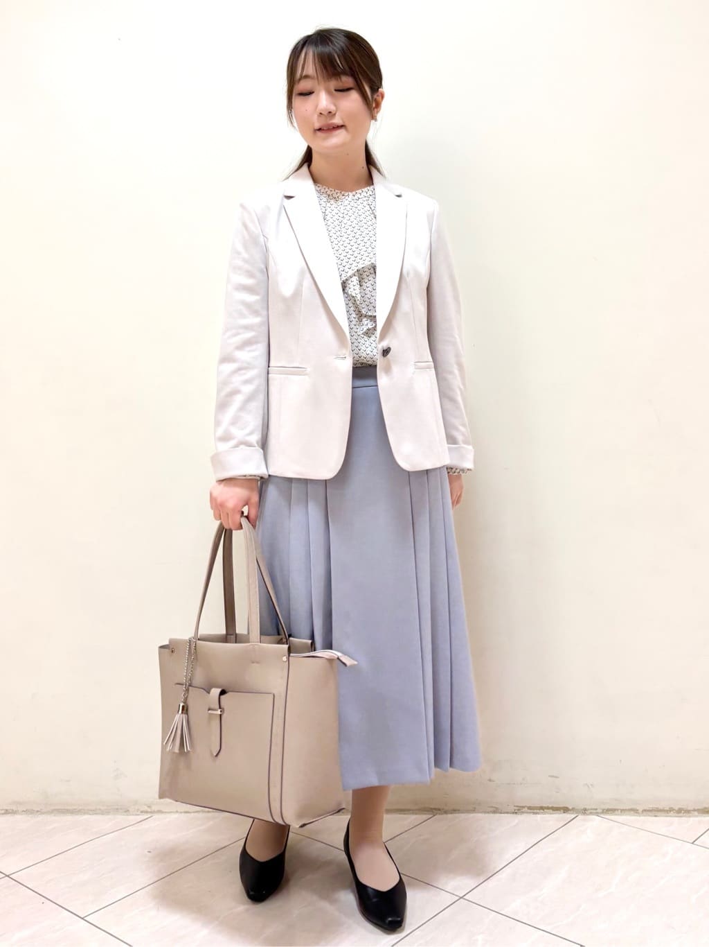 mikiさんの「Reflect｜【SS-4Lサイズ／UVカット／接触冷感】匠ジャケット／ベーシックテーラード」を使ったコーディネート
