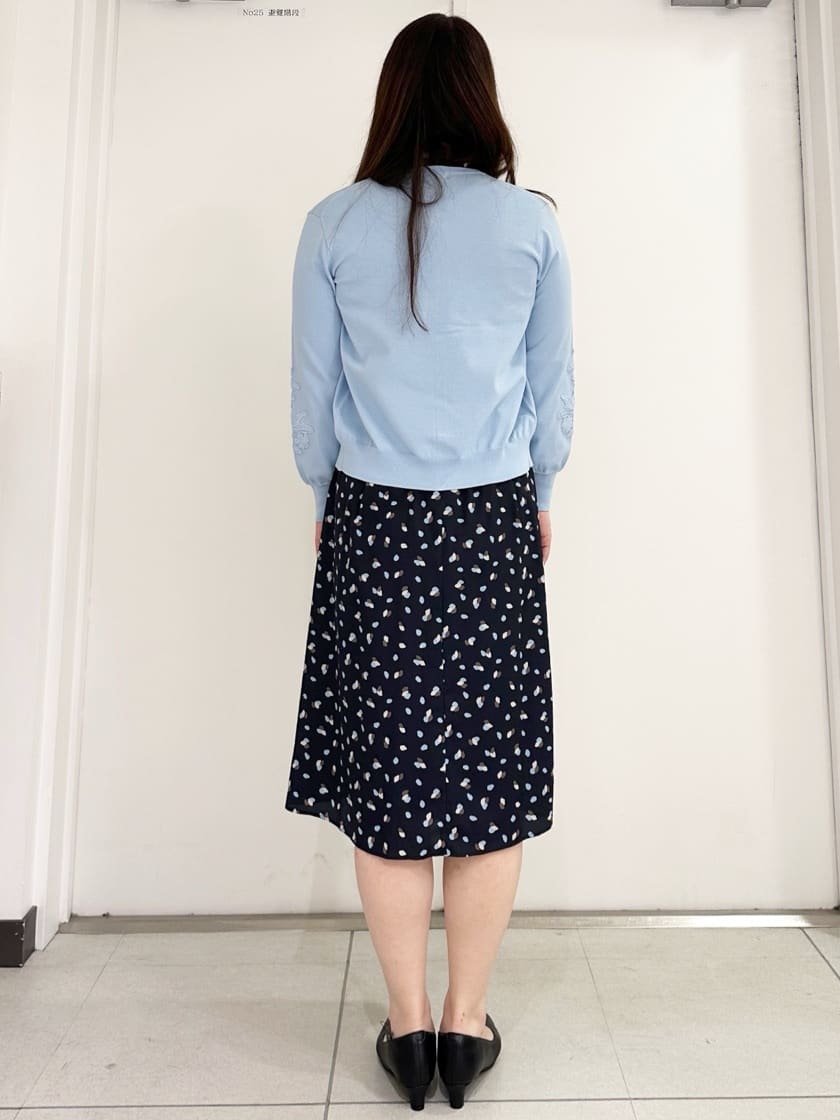 miさんの「Reflect｜レースデザインスリーブカーディガン」を使ったコーディネート