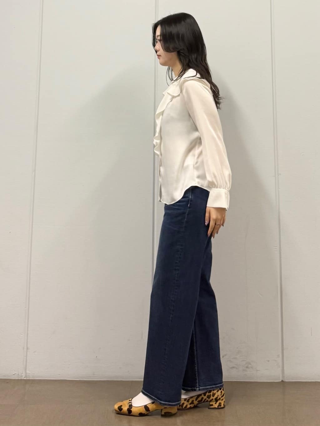 mizukiさんの「INDIVI｜【名品コート／日本製】ウール100％スタンドカラーロングコート」を使ったコーディネート