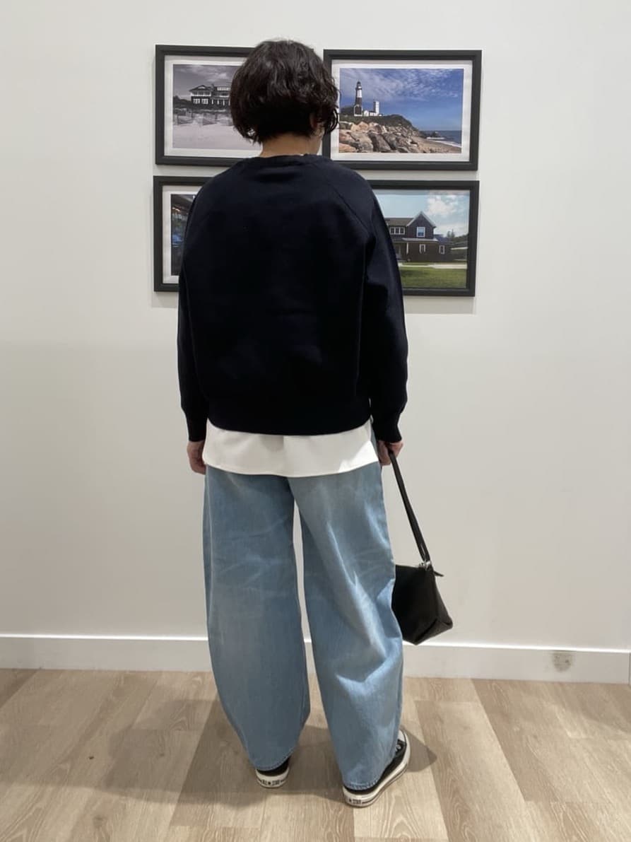 Naoさんの「Dessin｜【洗える】スウェットライクニット」を使ったコーディネート