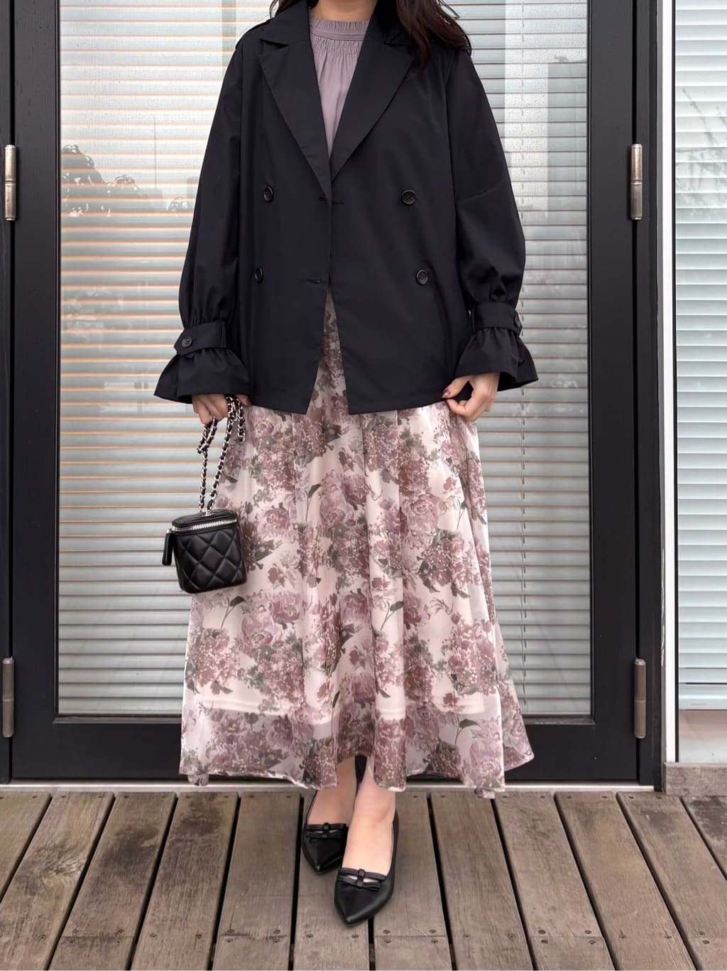 AOIさんの「Couture brooch｜【洗える・通勤】Springオーガンフルールスカート」を使ったコーディネート