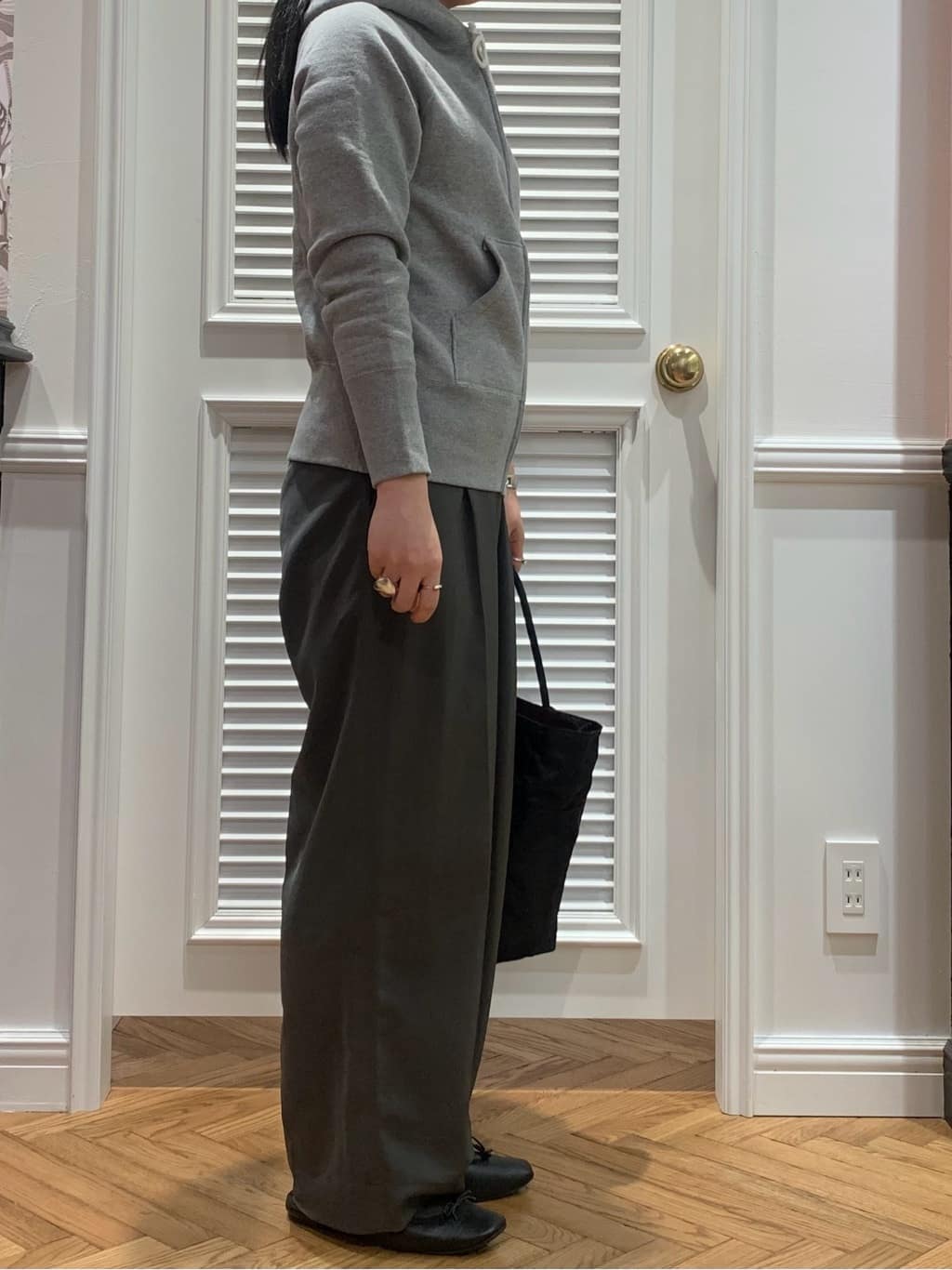 SAKAIさんの「DRESSTERIOR｜デキシー吊裏毛ジップアップパーカ」を使ったコーディネート
