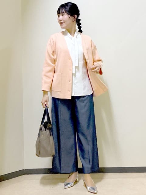  beni_gingerさんの「Reflect｜【着回し力◎】ジャケット風ニットカーディガン」を使ったコーディネート